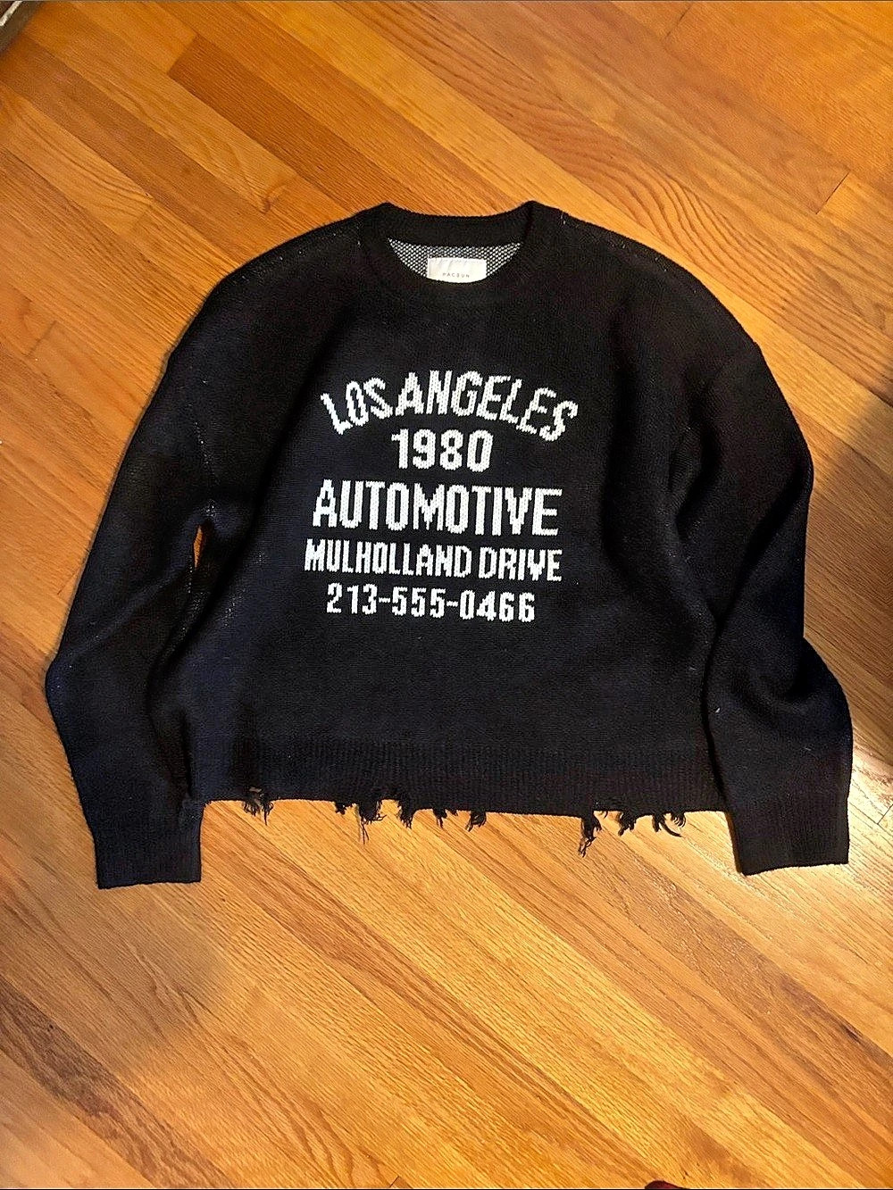 Pacsun Los Angeles 1980 Automotive Knit Sweater Medium
